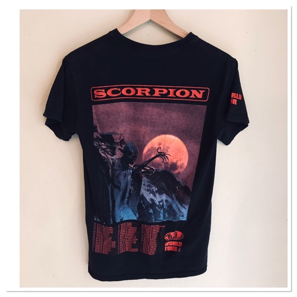 Drake Scorpion World Tour 2018 Merch Tee Shirt Black Multi Color Graphic Size S - Picture 1 of 10